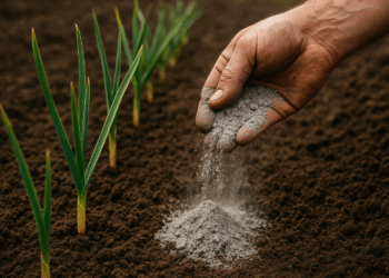 Česnakų tręšimas pelenais: kada ir kaip tai atlikti?