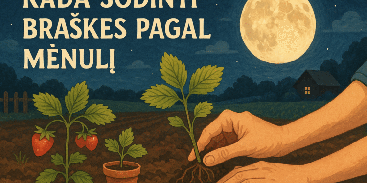 kada sodinti braskes pagal menuli