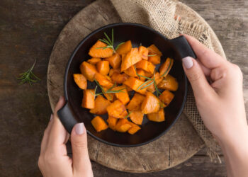 Saldžios bulvės orkaitėje