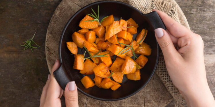 Saldžios bulvės orkaitėje