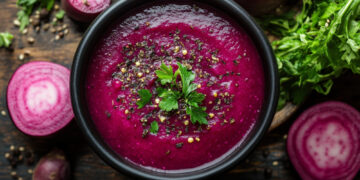 Labai skani burokėlių sriuba