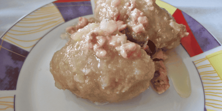 Tarkuotų bulvių cepelinai – sotus kąsnis be įmantrybių