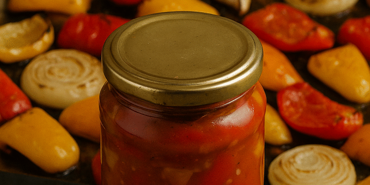 Lečo žiemai – spalvinga paprika ir pomidorai šaltajam sezonui