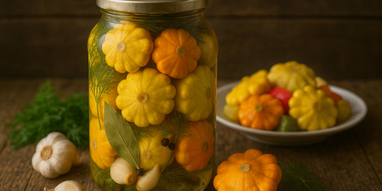 Marinuoti patisonai žiemai – spalvinga daržovių naujovė žiemos stalui