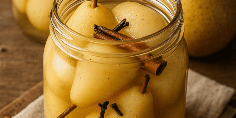 Marinuotos kriaušės žiemai – netikėtas desertas