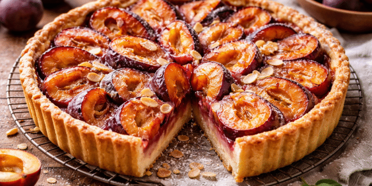 Prancūziškas slyvų pyragas – ypatingam stalui