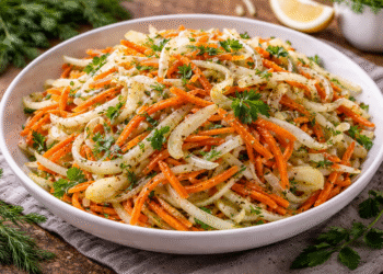 Pankolio salotos su morkomis: gaivus ir traškus receptas