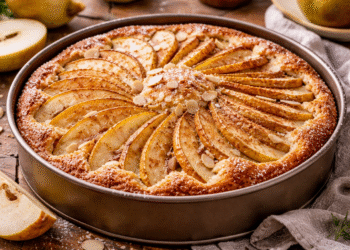 Greitas kriaušių pyragas – rudens desertas visai šeimai