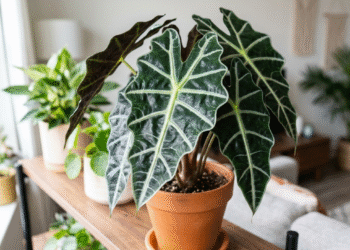 Alokazija Zebrina ir Polly: kaip prižiūrėti ir auginti namuose