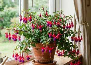 Kambarinė fuksija: auginimas ir priežiūra