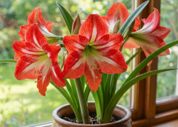 Baltas ar pilnaviduris amarilis – kaip išsirinkti įspūdingiausią amarilio gėlę namams?