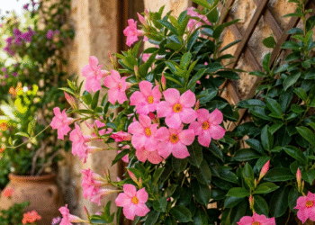 Mandevila priežiūra: laistymas, tręšimas ir tinkama vieta augalui