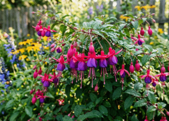 Lauko gėlė fuksija: kaip auginti ir prižiūrėti fuksiją lauke