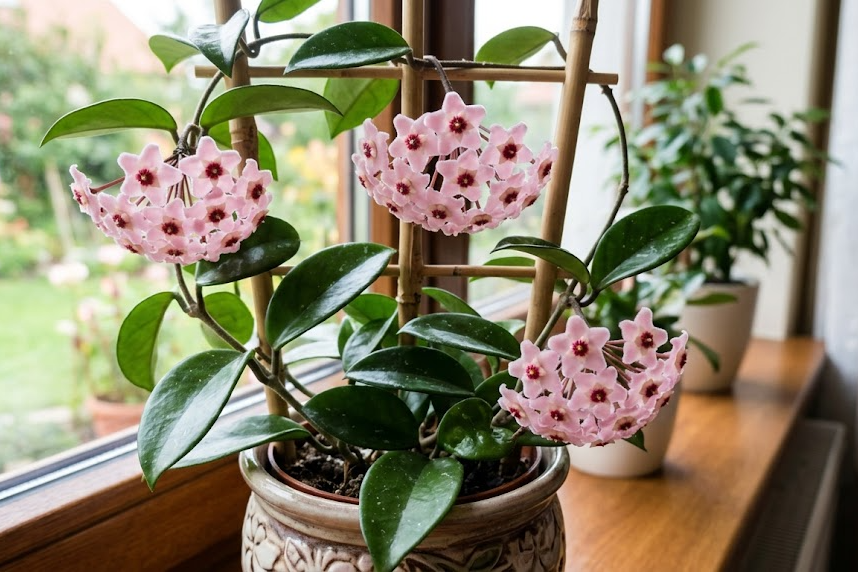 Storalapė vaškuolė: kaip auginti, prižiūrėti ir sulaukti žydėjimo