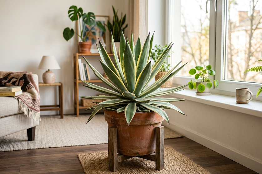 Kambarinė agava: priežiūra, auginimas ir svarbiausi patarimai namuose
