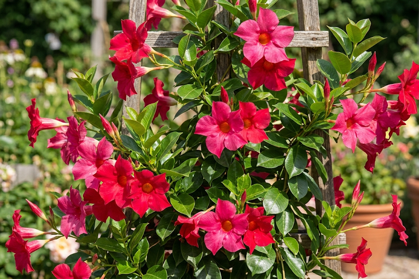 Mandevila priežiūra: laistymas, tręšimas ir tinkama vieta augalui