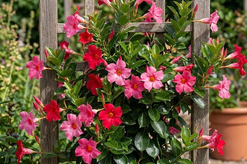 Mandevila priežiūra: laistymas, tręšimas ir tinkama vieta augalui