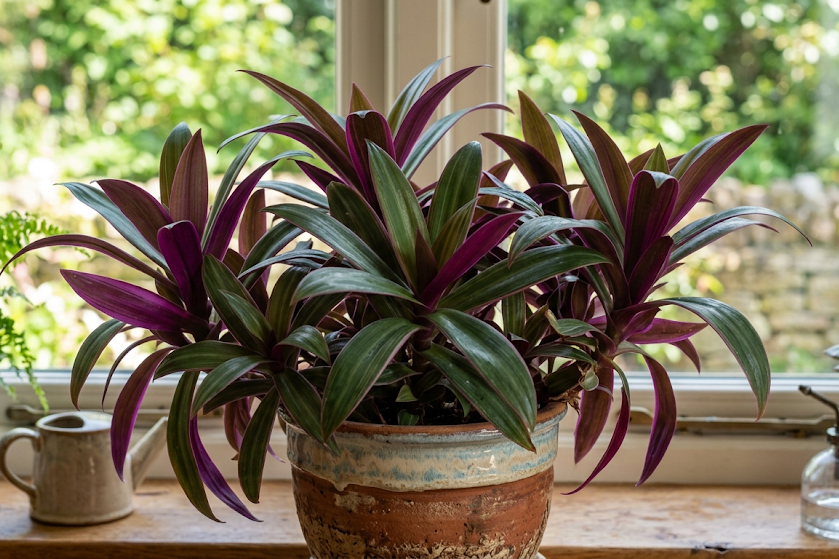 Tradeskantė: kambarinė, dvispalvė tradeskantė ir jų priežiūra