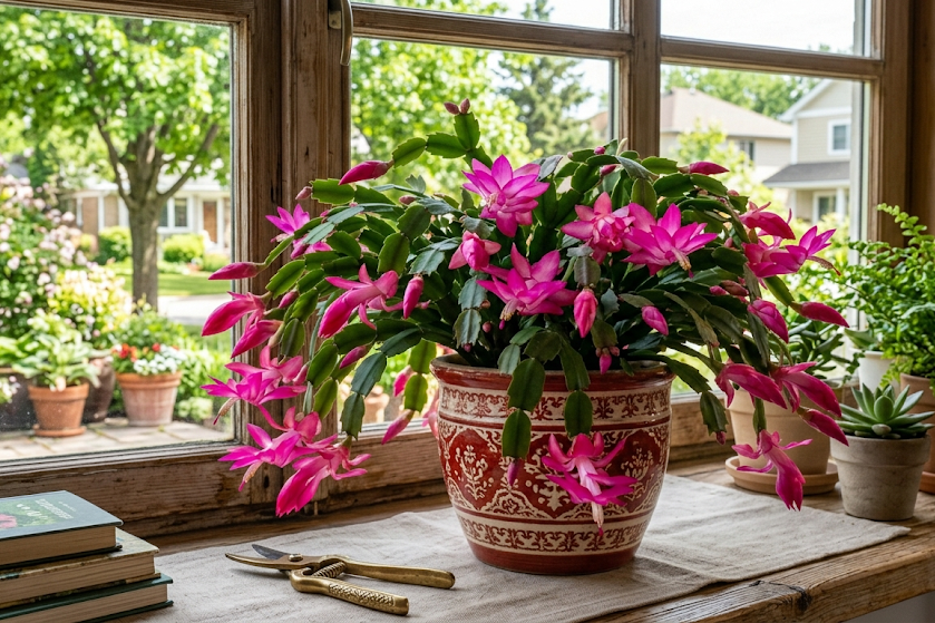 Kalėdinis kaktusas: priežiūra, rūšys ir dažniausios problemos