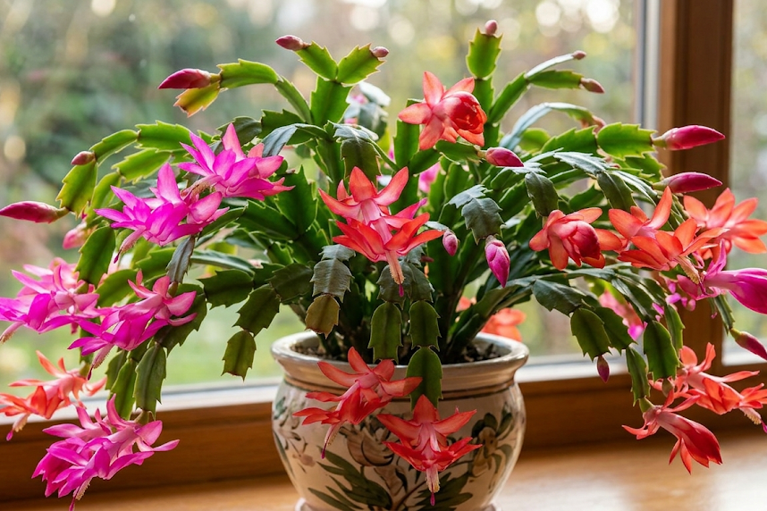 Kalėdinis kaktusas: priežiūra, rūšys ir dažniausios problemos