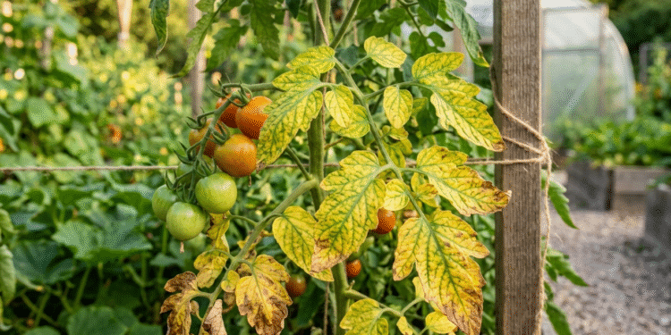 Gelsta pomidorų lapai: pagrindinės priežastys ir ką daryti?