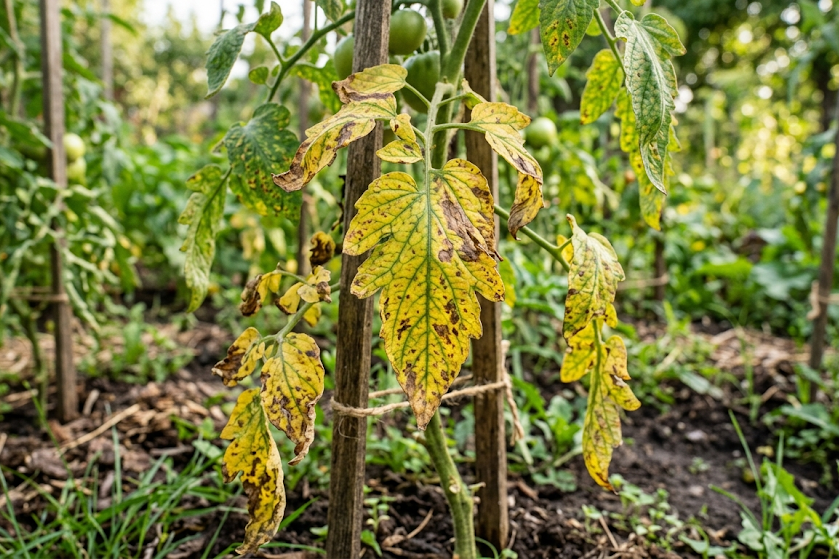 Gelsta pomidorų lapai: pagrindinės priežastys ir ką daryti?